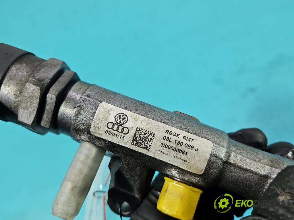 Vw Sharan II 2010-2022 2.0 tdi 177 HP automatic 130 kW 1968 cm3 5- lišta vstrekovacia 03L130089J (Vstrekovacia lišta)