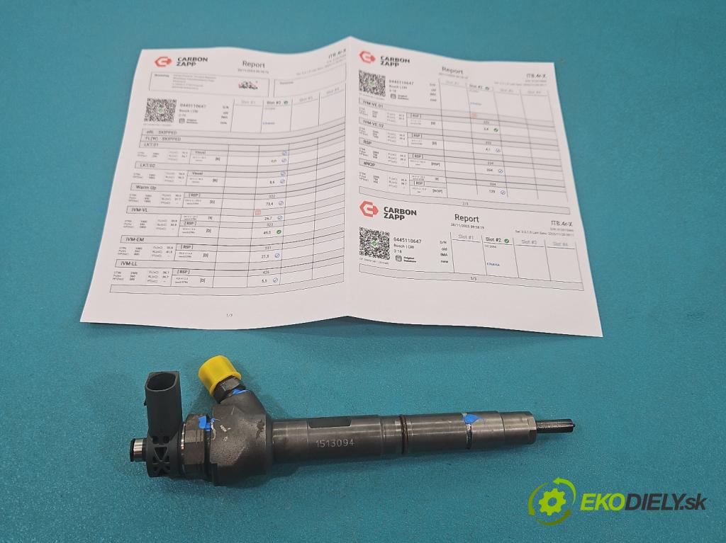 Vw Sharan II 2010-2022 2.0 tdi 177 HP automatic 130 kW 1968 cm3 5- vstrek 0445110647 (Vstrekovač paliva)