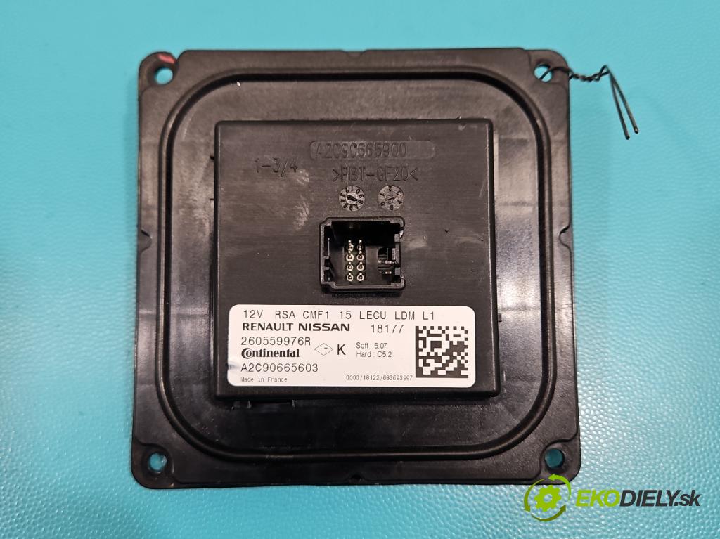 Renault Megane IV 2016-2024 1.3 Tce 140 HP manual 103 kW 1332 cm3 4- střídač: xenon A2C90665603 (Riadiaca jednotka xenónu)
