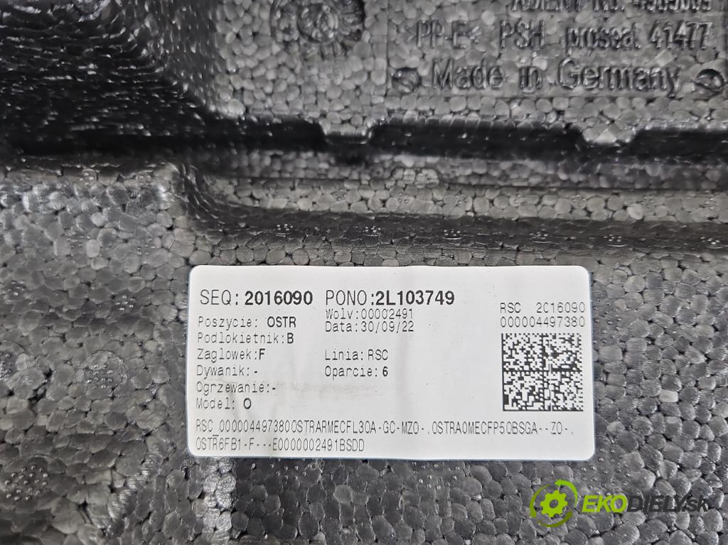 Opel Astra VI 2022- 1.5 cdti 131 HP manual 96 kW 1499 cm3 5- Pohovka: zadné (Sedadlo)