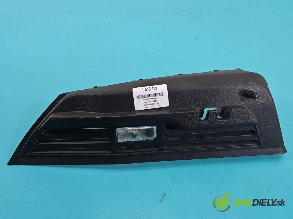 Opel Astra VI 2022- 1.5 cdti 131 HP manual 96 kW 1499 cm3 5- kryt plast 98407541ZD