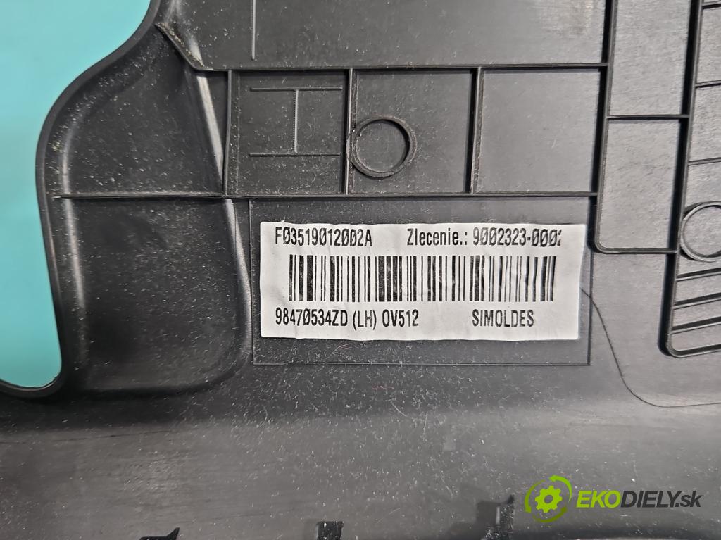 Opel Astra VI 2022- 1.5 cdti 131 HP manual 96 kW 1499 cm3 5- kryt plast 9847053480