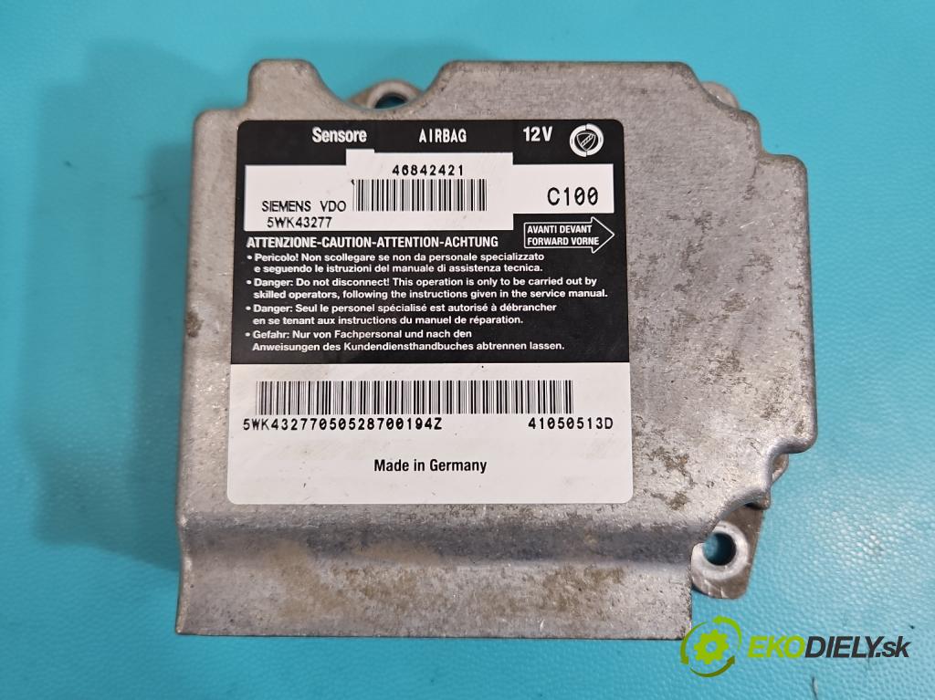 Alfa romeo 147 1.9 jtd 120 HP manual 88 kW 1910 cm3 5- airbag vzduchové soubor: