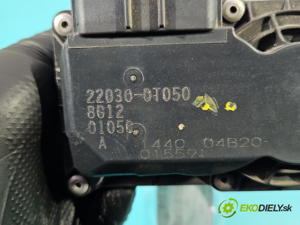 Toyota Auris II 2012-2018 1.6 16V 132  HP manual 97 kW 1598 cm3 5- klapka 22030-0T050 (Škrtiaca klapka)