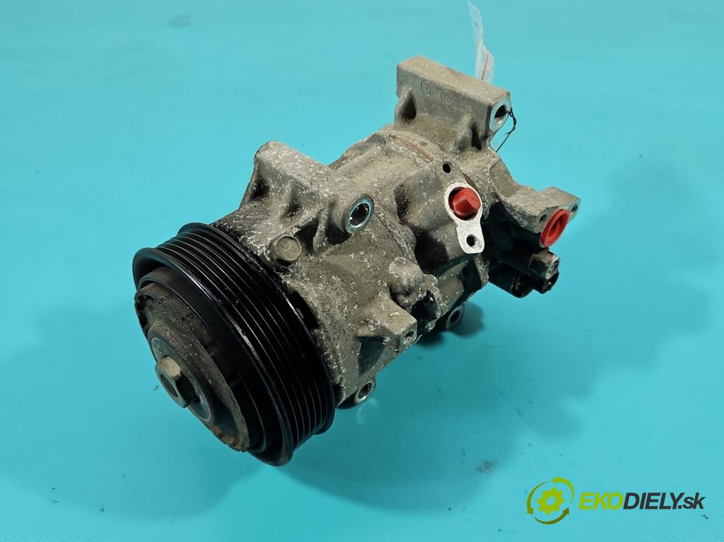 Toyota Auris II 2012-2018 1.6 16V 132  HP manual 97 kW 1598 cm3 5- Kompresor: klimatizácie 447280-6574 (Kompresor klimatizácie)