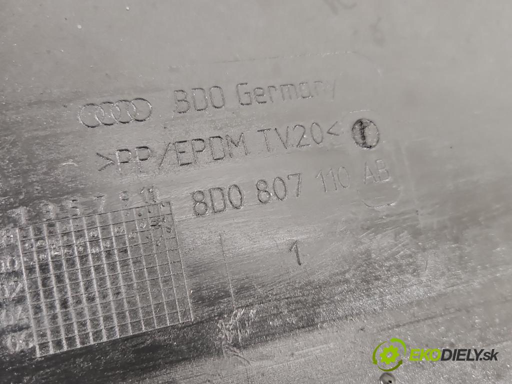 Audi A4 B5 1994-2001 1.9 tdi 90 hp manual 66 kW 1896 cm3 4- lišta nárazníku přední 8D0807110AB