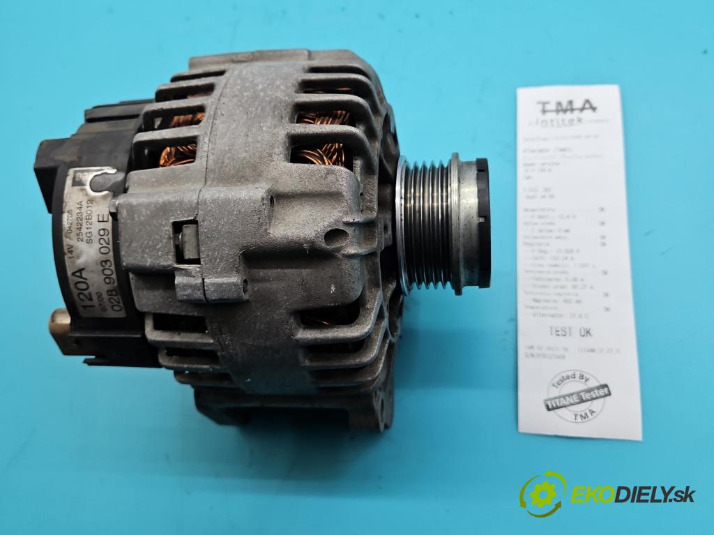 Audi A4 B5 1994-2001 1.9 tdi 90 HP manual 66 kW 1896 cm3 4- Alternator 028903029E (Alternátor)