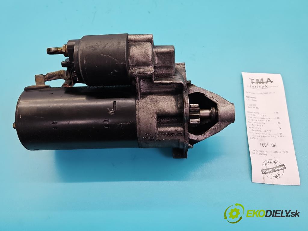 Audi A4 B5 1994-2001 1.9 tdi 90 HP manual 66 kW 1896 cm3 4- štartér  (Štartér)
