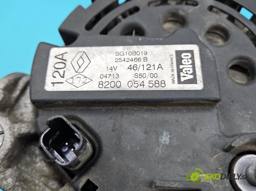 Renault Scenic I 1996-2003 1.9 dci 102 HP manual 75 kW 1870 cm3 5- Alternator 8200054588 (Alternátor)