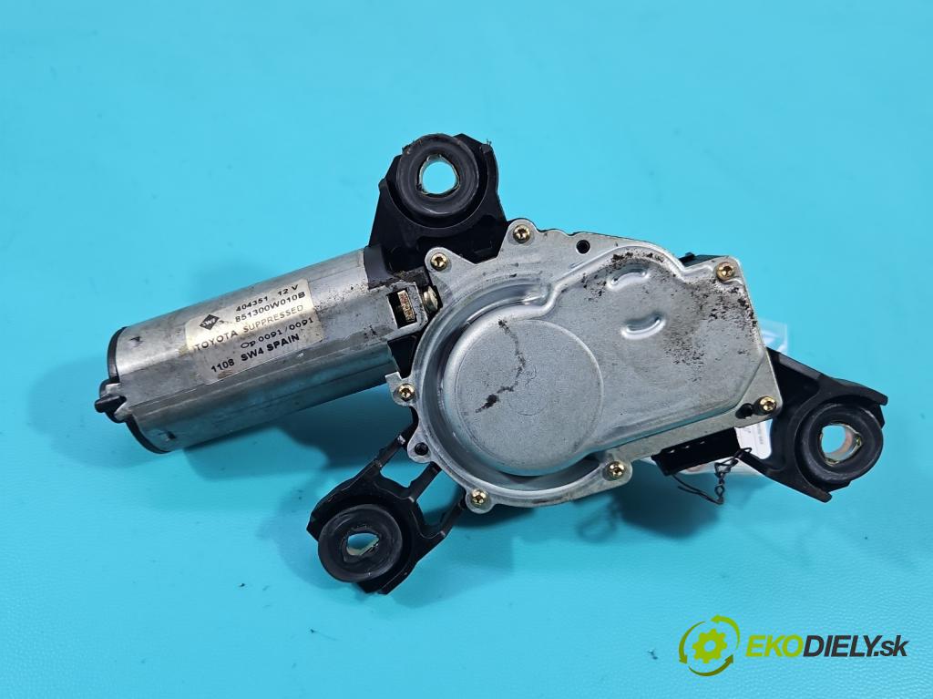 Toyota Corolla E11 1997-2002 1.4 16V 86 HP manual 63 kW 1332 cm3 5- motor stieračov zadné 851300W010B