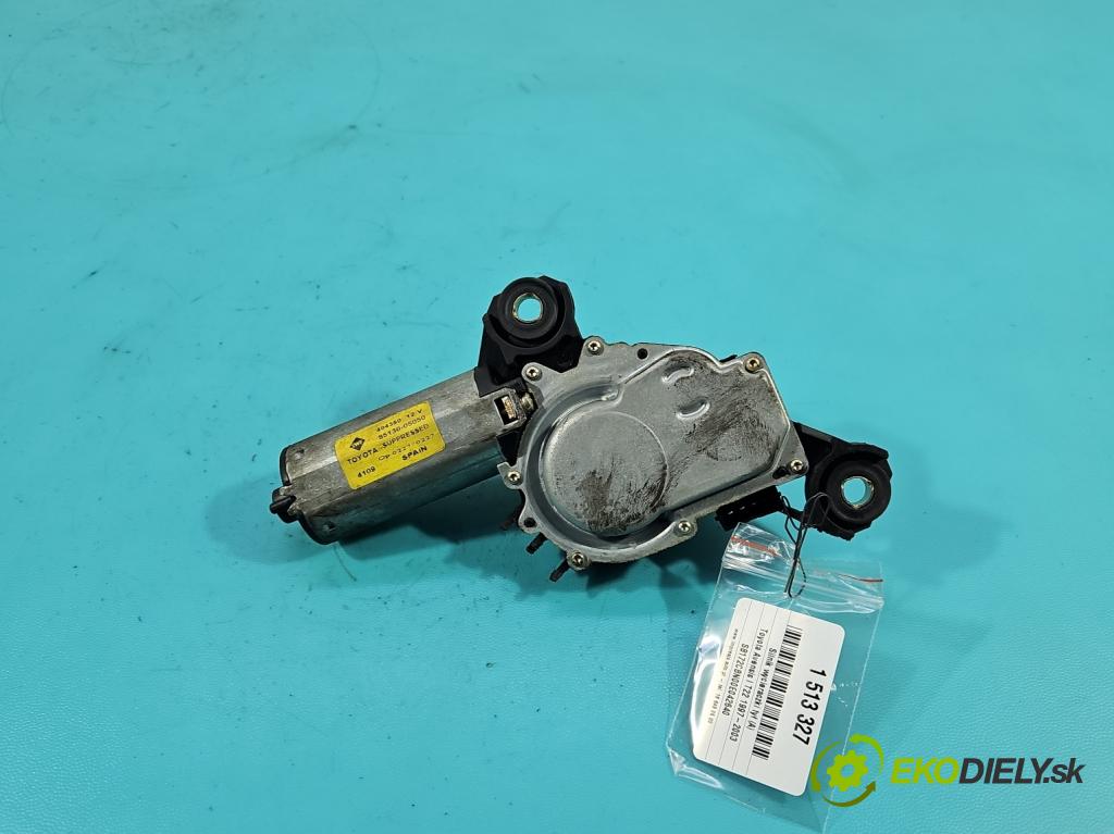 Toyota Avensis I T22 1997-2003 2.0 TD 90 HP manual 66 kW 1975 cm3 5- motor stieračov zadné 85130-05050