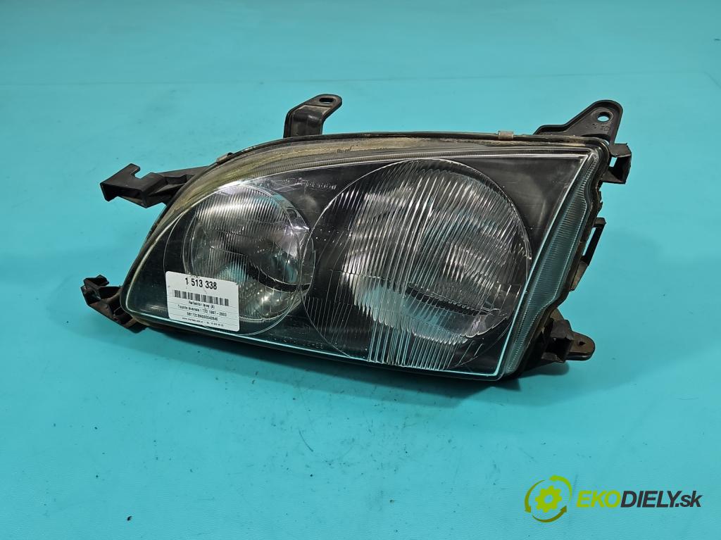 Toyota Avensis I T22 1997-2003 2.0 TD 90 HP manual 66 kW 1975 cm3 5- Reflektor: ľavý 54533366 (Kľučka dverí ostatné)