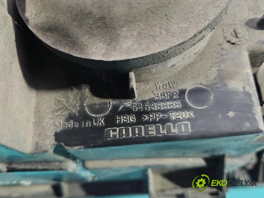 Toyota Avensis I T22 1997-2003 2.0 TD 90 HP manual 66 kW 1975 cm3 5- Reflektor: ľavý 54533366 (Kľučka dverí ostatné)