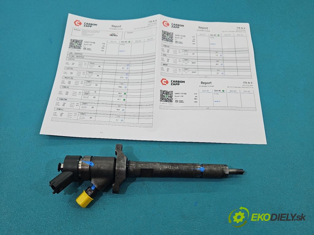 Ford C-Max I 2003-2010 1.6 tdci 109 HP manual 80 kW 1560 cm3 5- vstrek 0445110188 (Vstrekovač paliva)