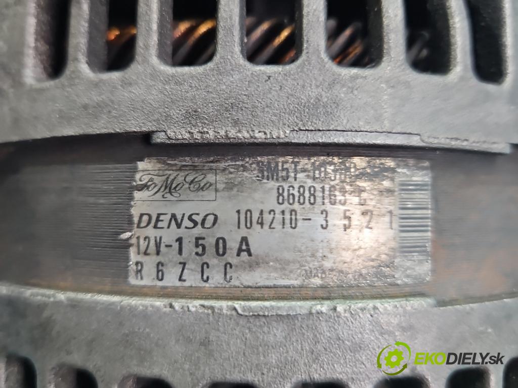 Ford C-Max I 2003-2010 1.6d 109 HP manual 80 kW 1560 cm3 5- Alternator 104210-3521 (Alternátor)