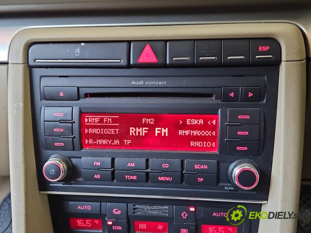 Audi A4 B7 2004-2008 2.0 tdi 140 HP manual 103 kW 1986 cm3 5- Radio originál 8E0035186AK