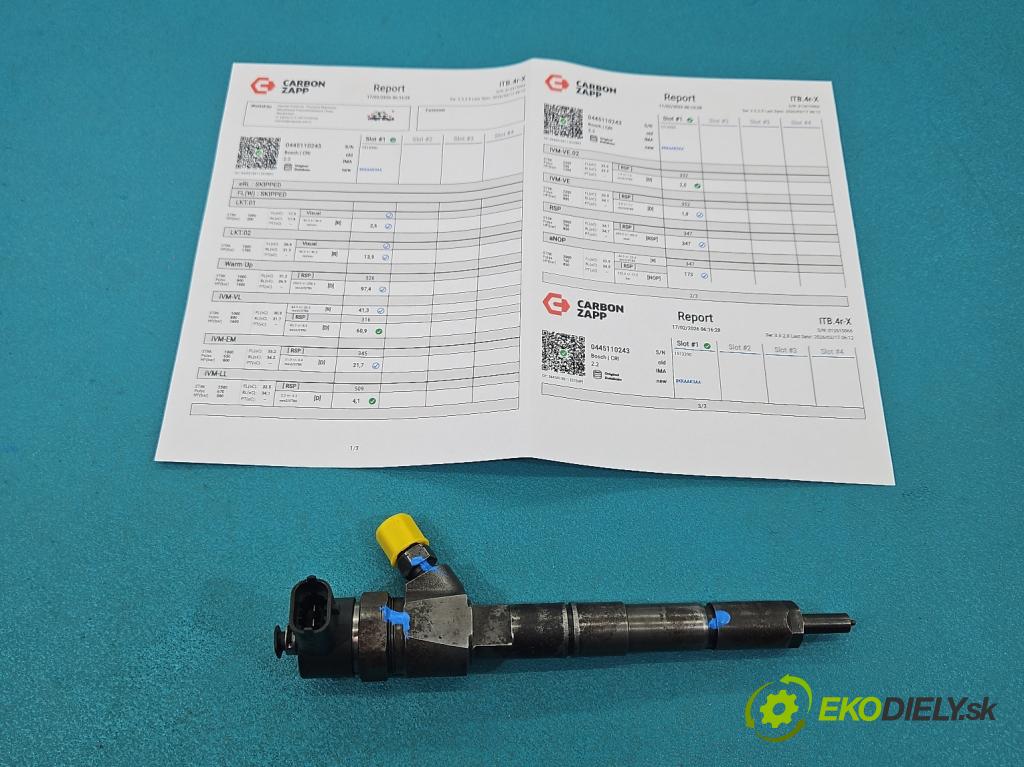 Alfa romeo 159 1.9 jtd 150 HP manual 110 kW 1910 cm3 4- vstrek 0445110243 (Vstrekovač paliva)