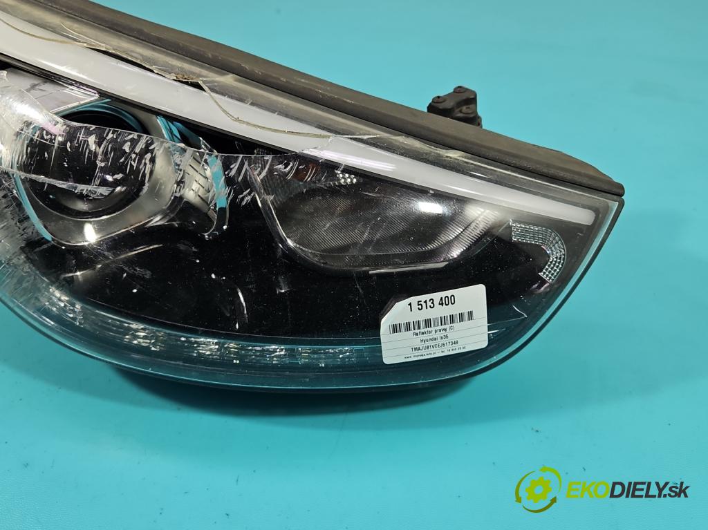 Hyundai Ix35 2.0 crdi 136 HP manual 100 kW 1995 cm3 5- Reflektor: pravý  (Svetlo predné pravé)