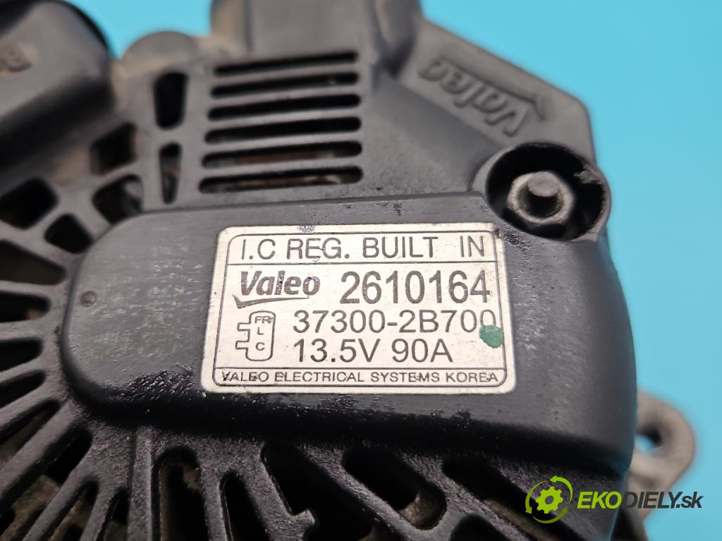 Hyundai I30 II 2012-2016 1.4 16V 100 HP manual 73.2 kW 1396 cm3 5- Alternator 37300-2B700 (Alternátor)