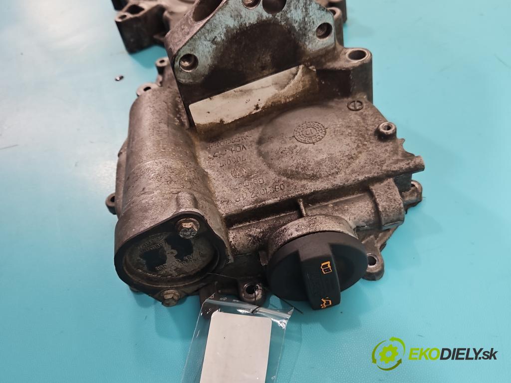 Seat Ibiza IV 6J 2008-2017 1.2 12V 69KM manual 51 kW 1198 cm3 5- obal vačkový 03E109211P (Kryt motoru )