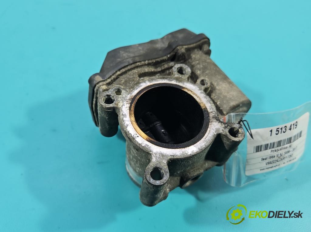 Seat Ibiza IV 6J 2008-2017 1.2 12V 69KM manual 51 kW 1198 cm3 5- klapka 03D133062E (Škrtiaca klapka)