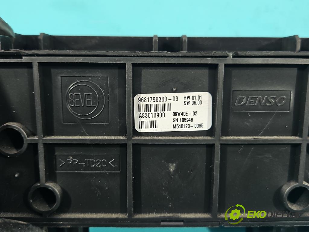 Citroen Berlingo II 2008-2018 1.6 hdi 90 HP manual 66,2 kW 1560 cm3 5- panel kúrenia 9681798380-03