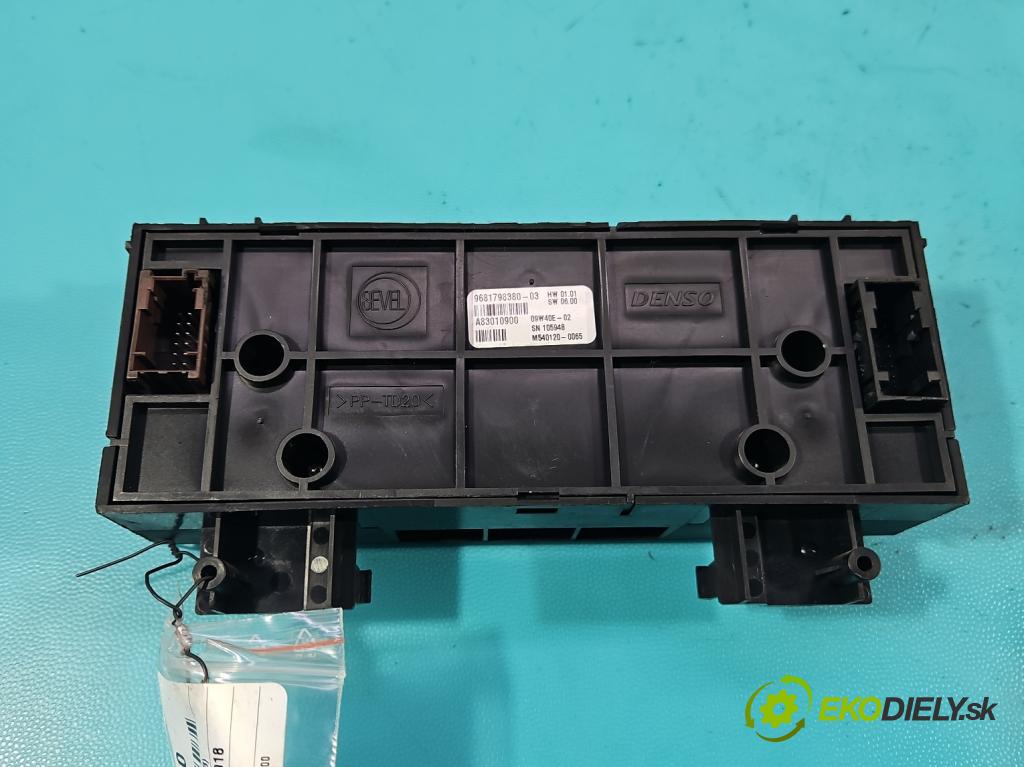 Citroen Berlingo II 2008-2018 1.6 hdi 90 HP manual 66,2 kW 1560 cm3 5- panel kúrenia 9681798380-03