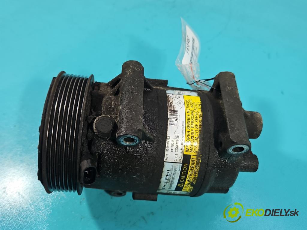 Renault Scenic II 2003-2009 2.0 16V 133 HP manual 98 kW 1998 cm3 5- Kompresor: klimatizácie 8200309193 (Kompresor klimatizácie)
