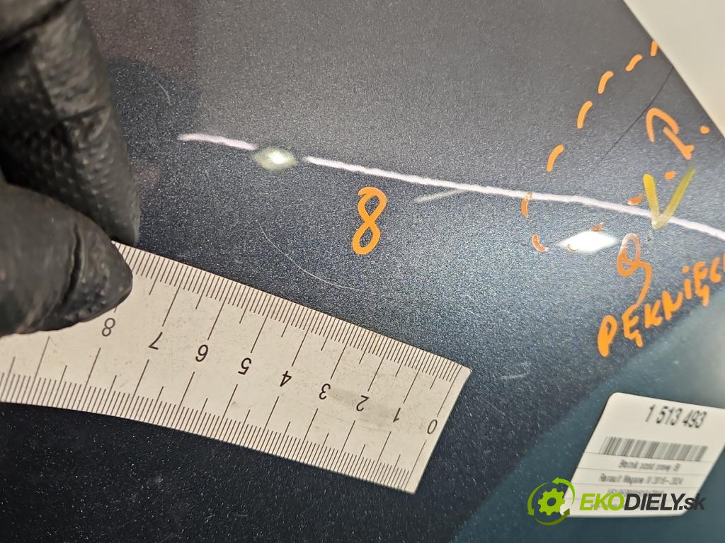 Renault Megane IV 2016-2024 1.3 Tce 140 HP manual 103 kW 1332 cm3 4- blatník predné pravý 631005296R (Kľučka dverí ostatné)