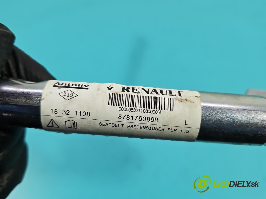 Renault Megane IV 2016-2024 1.3 Tce 140 HP manual 103 kW 1332 cm3 4- pas bezpečnosť: predné ľavý 878176089R