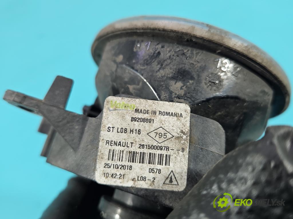 Renault Megane IV 2016-2024 1.3 Tce 140 hp manual 103 kW 1332 cm3 4- Halogen pravý 89208691 (Klika dveří ostatní)