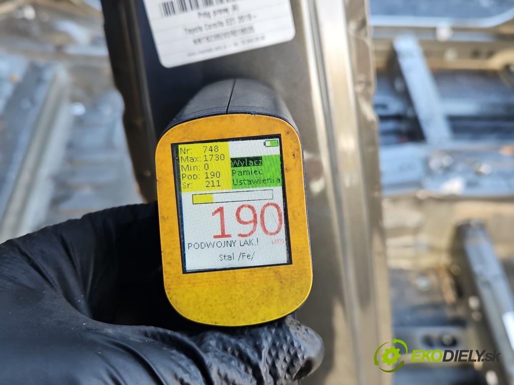 Toyota Corolla E21 2019- 1.8 16V 98 HP automatic 72 kW 1798 cm3 4- Práh: pravý  (Karoséria ostatné)