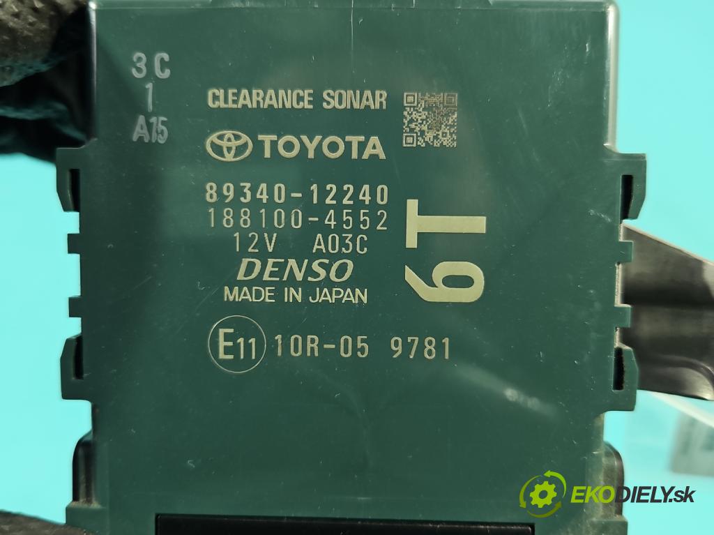 Toyota Corolla E21 2019- 1.8 16V 98 HP automatic 72 kW 1798 cm3 4- riadiaca jednotka parkovaní: 89340-12240