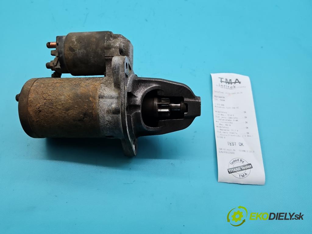 Mitsubishi Colt Z30 VI 2004-2012 1.1 12V 75 hp manual 55 kW 1124 cm3 5- startér: M000T45271ZT (Startér)
