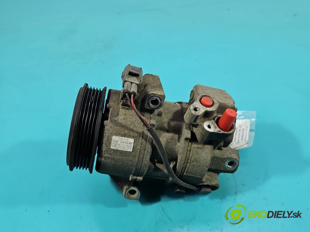 Mitsubishi Colt Z30 VI 2004-2012 1.1 12V 75 HP manual 55 kW 1124 cm3 5- Kompresor: klimatizácie 447220-9685 (Kompresor klimatizácie)