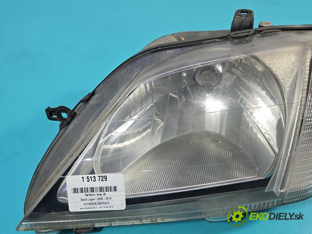 Dacia Logan I 2005-2014 1.5 dci 68 hp manual 50 kW 1461 cm3 5- světlo levý 8200211005 (Klika dveří ostatní)