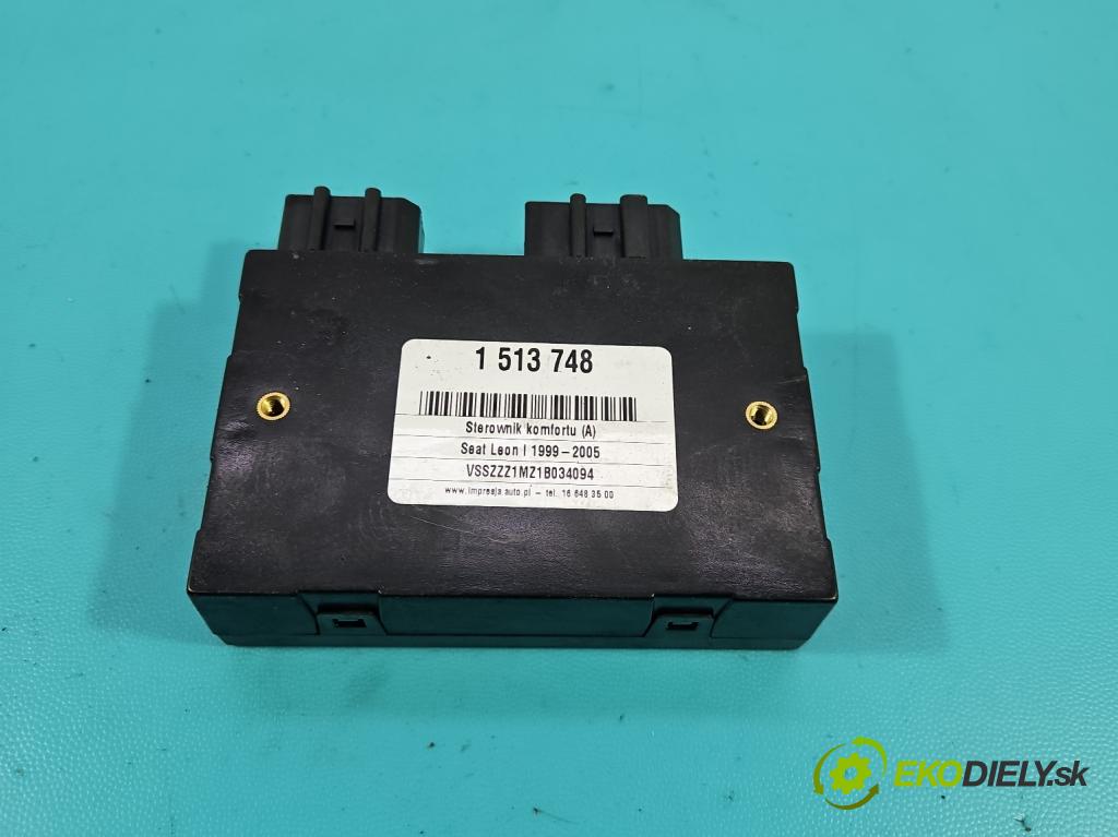 Seat Leon I 1999-2005 1.9 tdi 110 HP manual 81 kW 1896 cm3 5- riadiaca jednotka komfortu 1J0959799AH