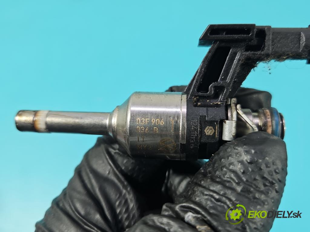 Skoda Yeti 2009-2017 1.2 TSI 105 hp manual 77 kW 1197 cm3 5- vstřikovač 03F906036B (Vstřikovač paliva)