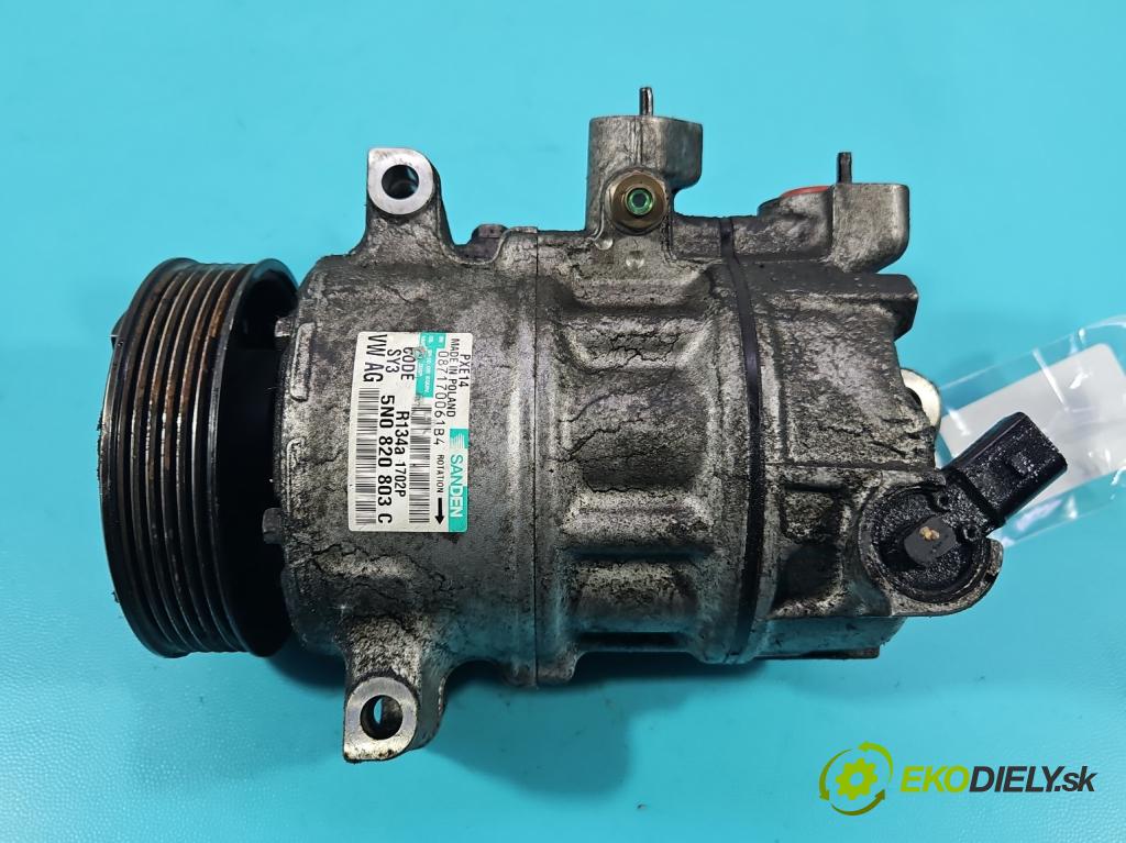 Skoda Yeti 2009-2017 1.2 TSI 105 HP manual 77 kW 1197 cm3 5- Kompresor: klimatizácie 5N0820803C (Kompresor klimatizácie)
