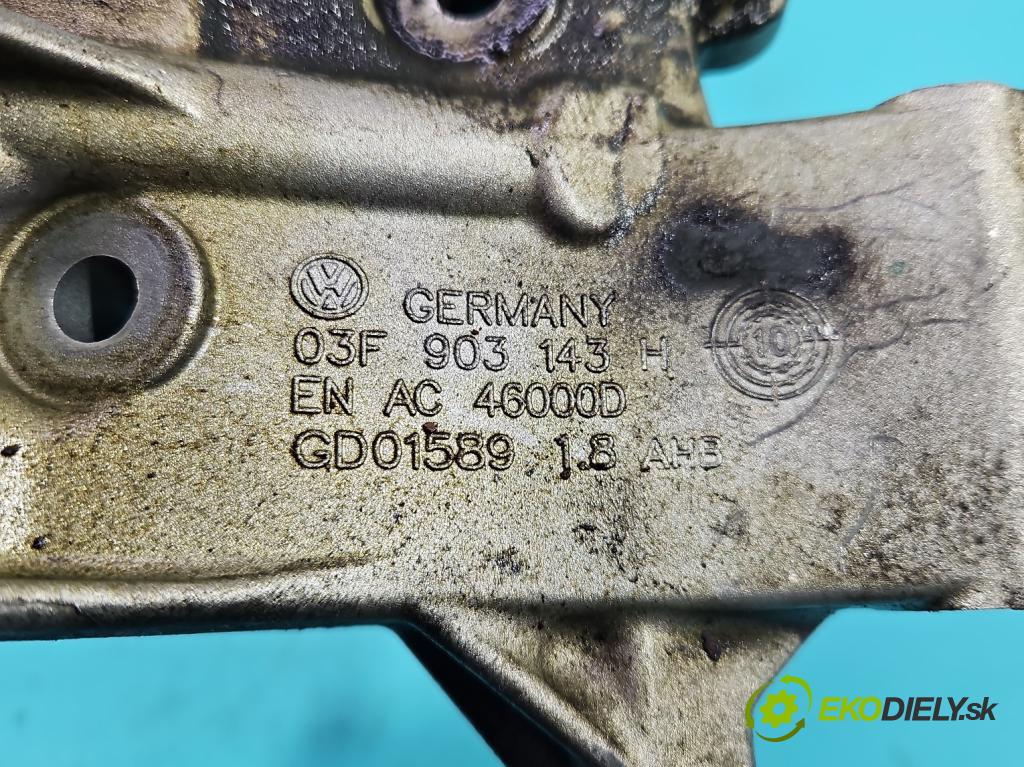 Skoda Yeti 2009-2017 1.2 TSI 105 HP manual 77 kW 1197 cm3 5- Základ: filtra oleja: 03F903143H (Obal olejového filtra)