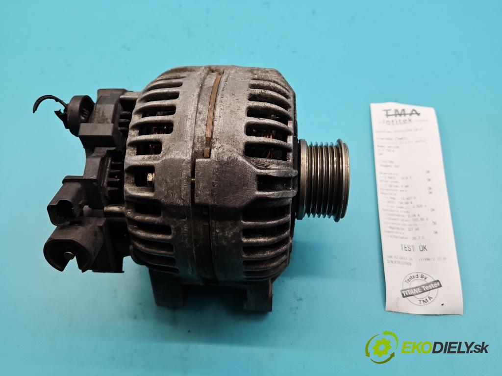 Peugeot 307 1.6 hdi 109 HP manual 80 kW 1560 cm3 5- Alternator 9646321880 (Alternátor)