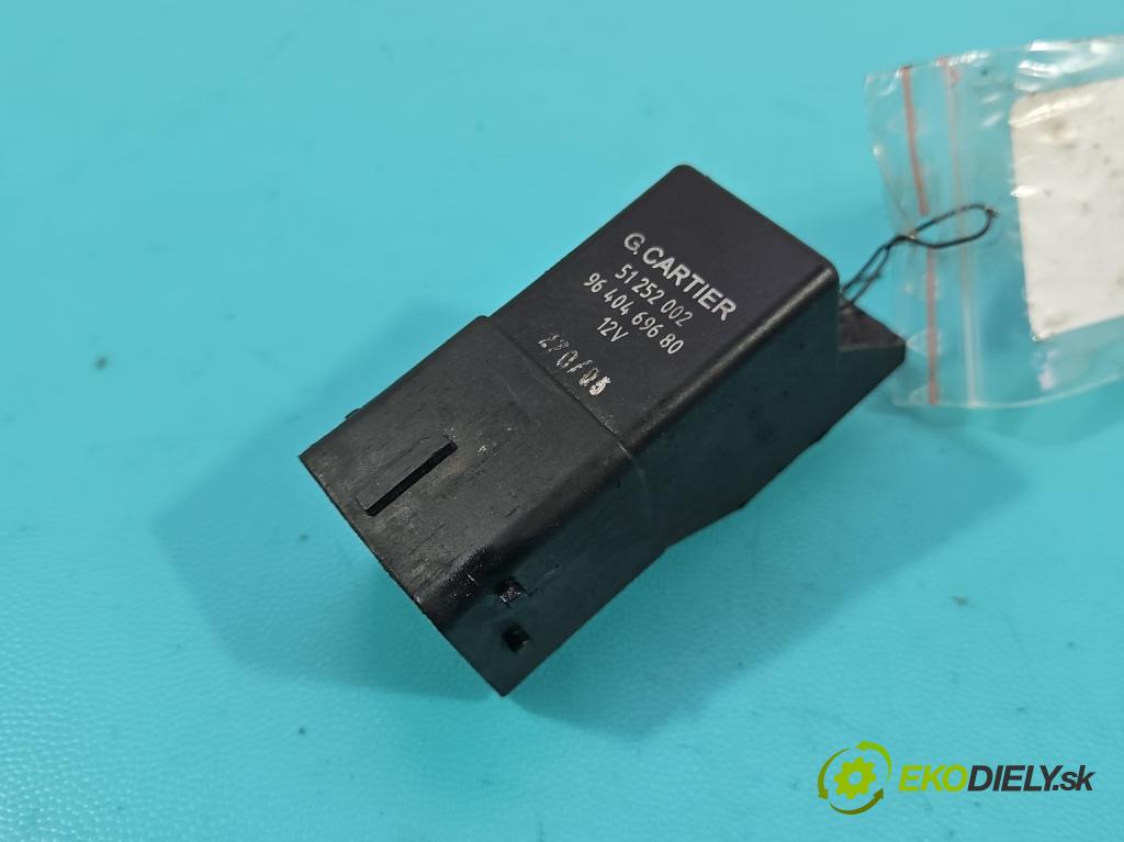 Peugeot 307 1.6 hdi 109 HP manual 80 kW 1560 cm3 5- Relé: svíčky: zařicích: 9640469680 (Relé)