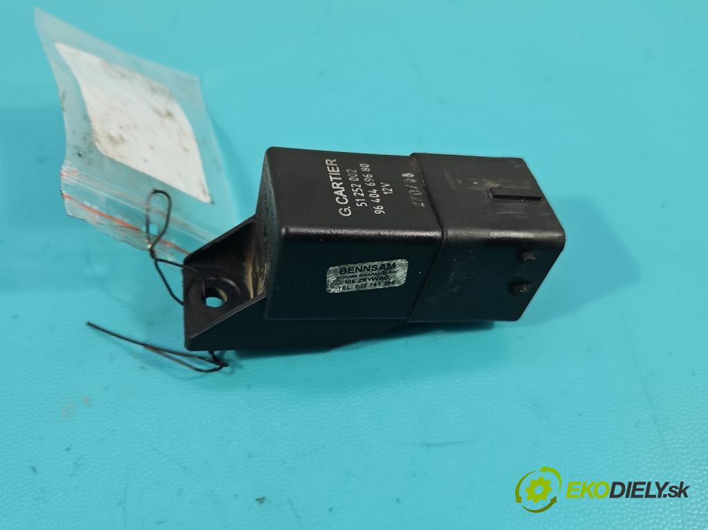 Peugeot 307 1.6 hdi 109 HP manual 80 kW 1560 cm3 5- Relé: svíčky: zařicích: 9640469680 (Relé)