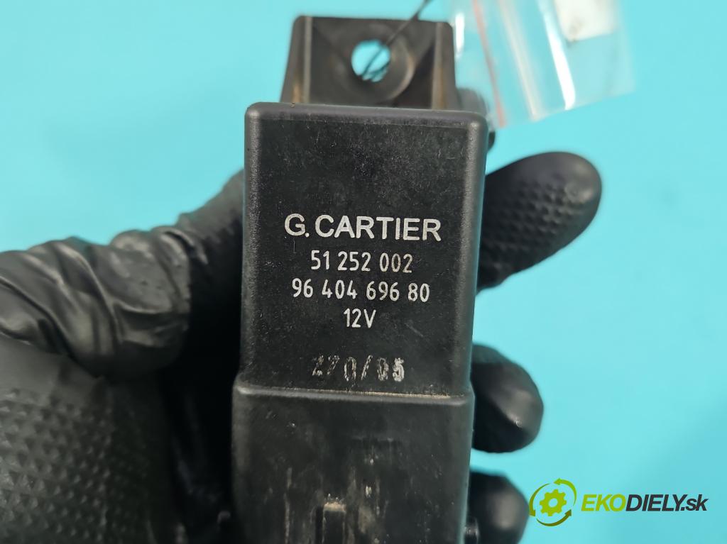 Peugeot 307 1.6 hdi 109 HP manual 80 kW 1560 cm3 5- Relé: svíčky: zařicích: 9640469680 (Relé)