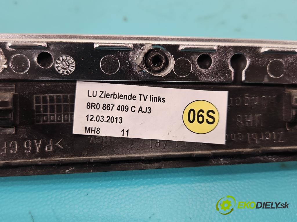 Audi Q5 2008-2016 2.0 TFSI 224 hp automatic 165 kW 1984 cm3 5- lišta ozdobná interiéry: 8R0863305C