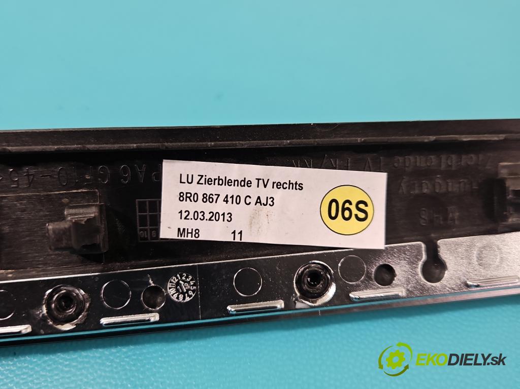 Audi Q5 2008-2016 2.0 TFSI 224hp automatic 165 kW 1984 cm3 5- lišta ozdobná vnitŕní: 8R0863305C