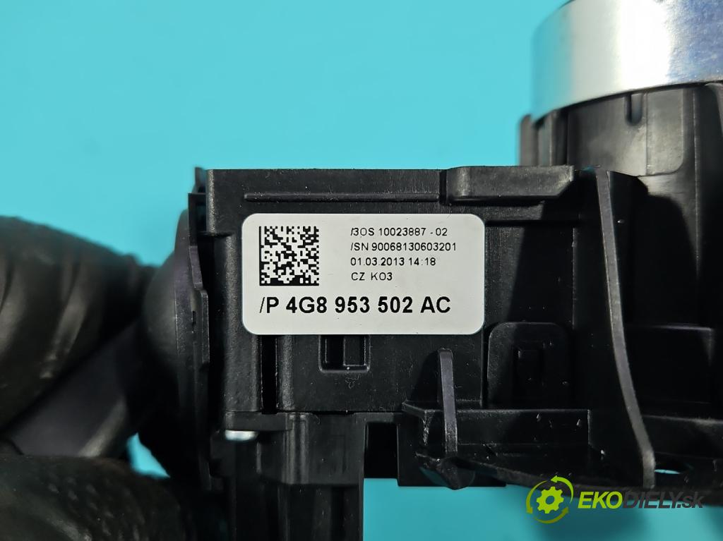 Audi Q5 2008-2016 2.0 TFSI 224 hp automatic 165 kW 1984 cm3 5- Přepínač sdružený 4G8953502AC (Páčky pod volantem)