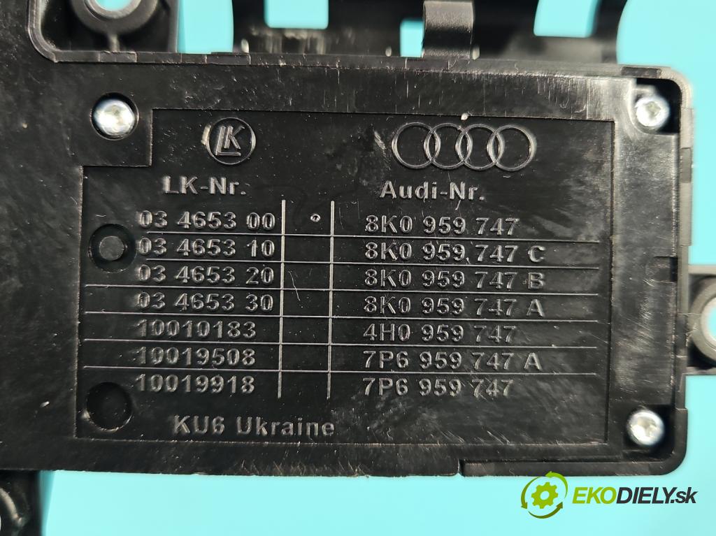 Audi Q5 2008-2016 2.0 TFSI 224hp automatic 165 kW 1984 cm3 5- prepínač ostatné 8E0959777B
