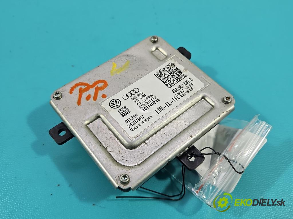 Audi Q5 2008-2016 2.0 TFSI 224hp automatic 165 kW 1984 cm3 5- střídač: xenon 4G0907697D (Riadiaca jednotka xenónu)