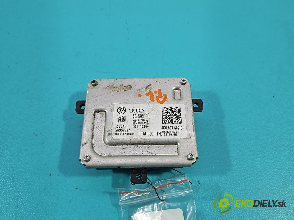 Audi Q5 2008-2016 2.0 TFSI 224 hp automatic 165 kW 1984 cm3 5- měnič xenon 4G0907697D (Řídící jednotka xenonu)